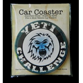 Single Packaged Absorbent Stone Car Coaster (2.5" Diameter)